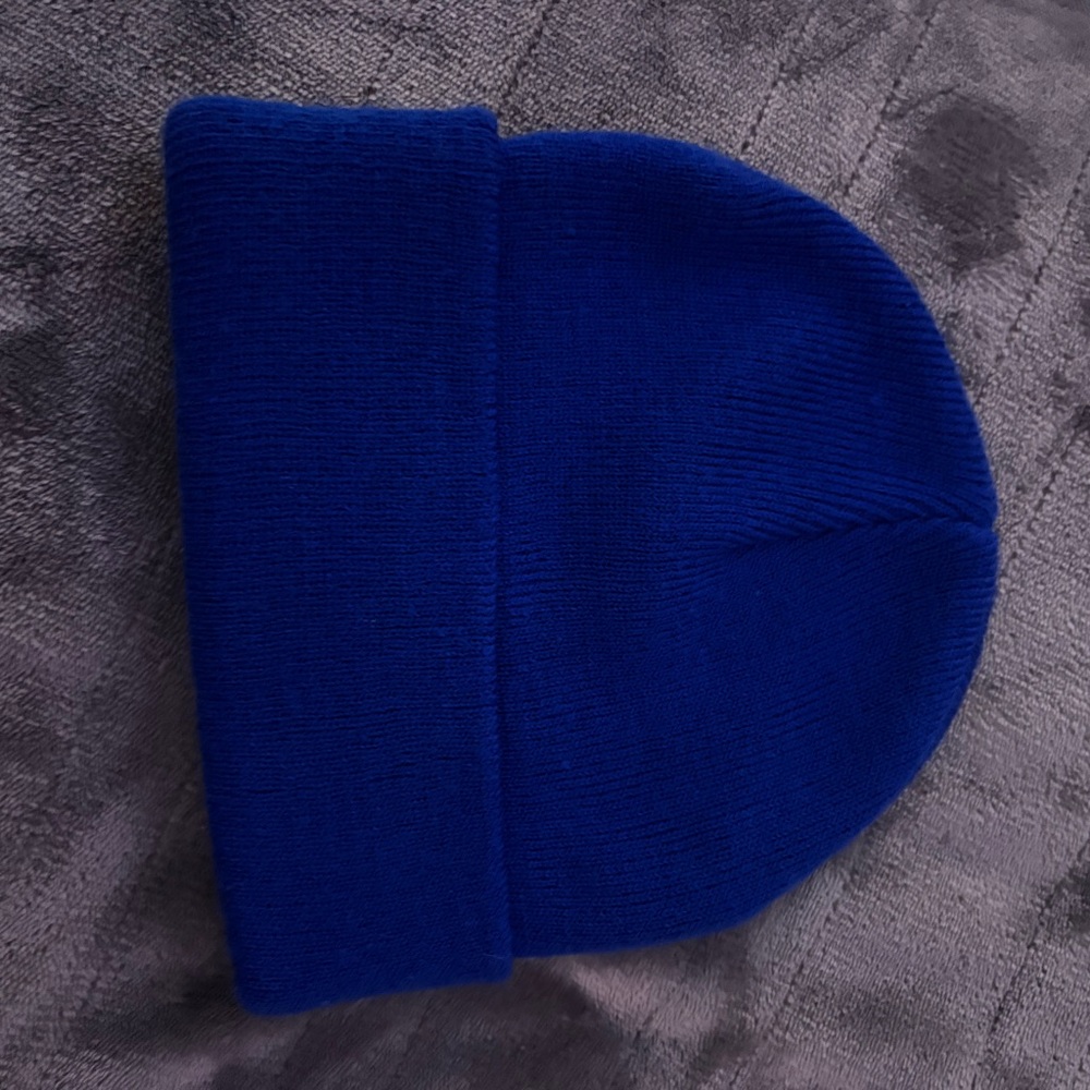 Vibrant Blue Knit Hat